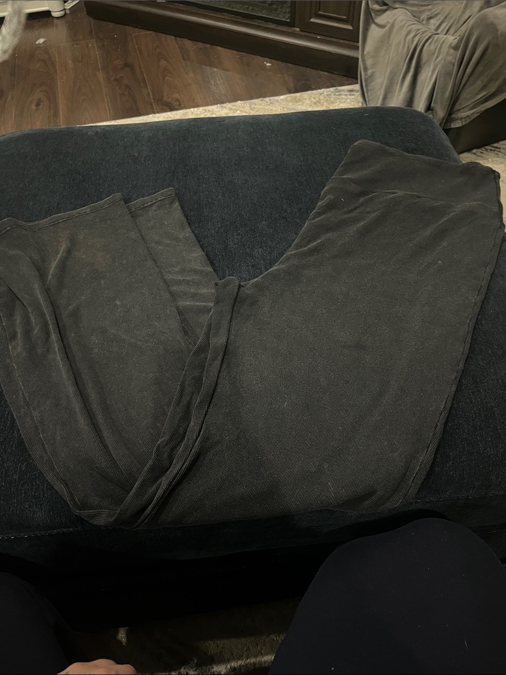Black Stretch Casual Pants